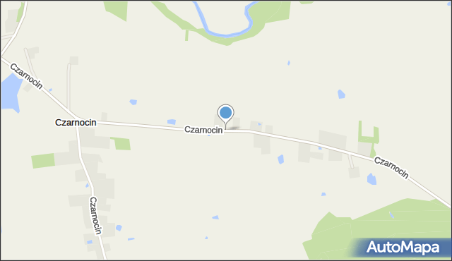 Czarnocin gmina Skarszewy, Czarnocin, mapa Czarnocin gmina Skarszewy