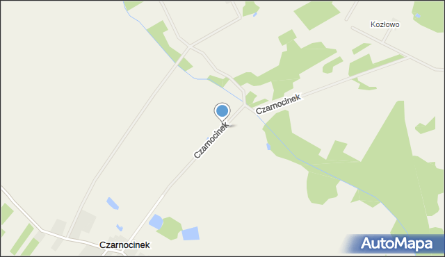 Czarnocinek, Czarnocinek, mapa Czarnocinek