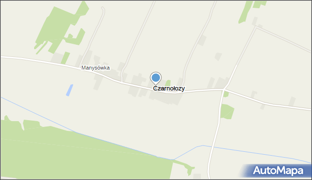 Czarnołozy, Czarnołozy, mapa Czarnołozy