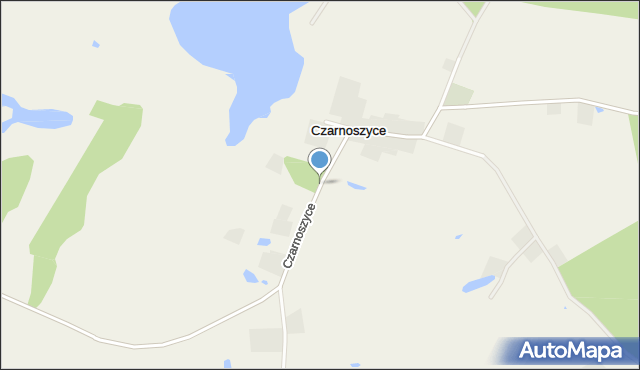 Czarnoszyce, Czarnoszyce, mapa Czarnoszyce