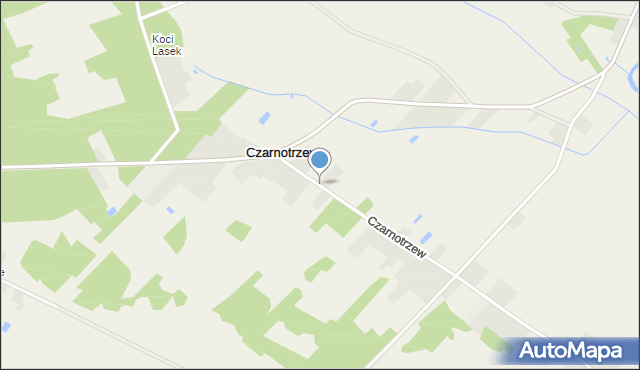 Czarnotrzew, Czarnotrzew, mapa Czarnotrzew