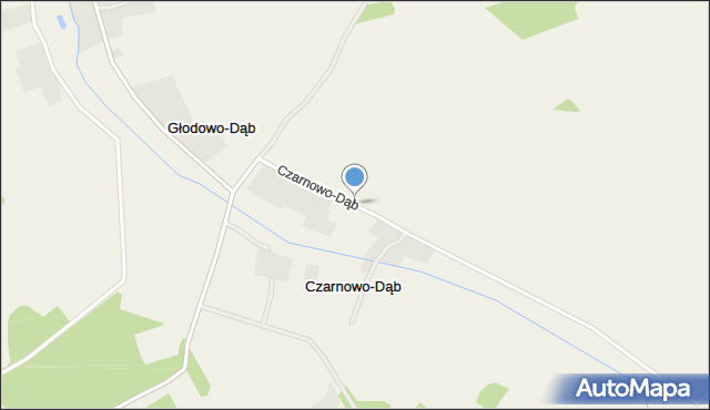 Czarnowo-Dąb, Czarnowo-Dąb, mapa Czarnowo-Dąb