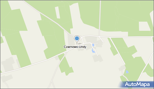 Czarnowo-Undy, Czarnowo-Undy, mapa Czarnowo-Undy