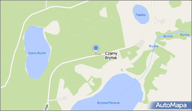 Czarny Bryńsk, Czarny Bryńsk, mapa Czarny Bryńsk