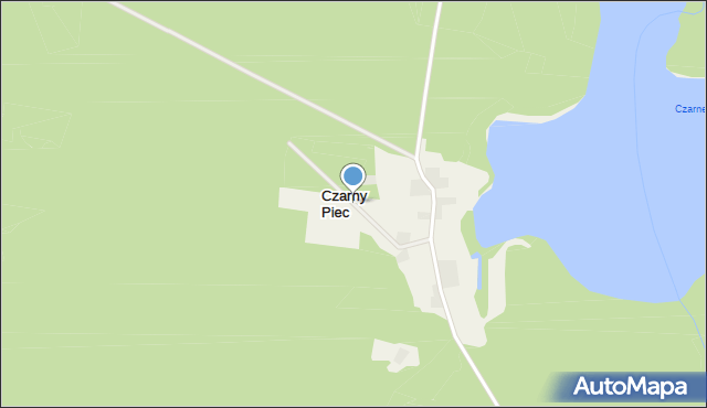 Czarny Piec, Czarny Piec, mapa Czarny Piec