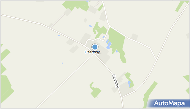 Czartosy, Czartosy, mapa Czartosy