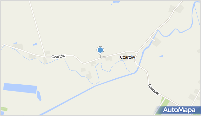 Czartów, Czartów, mapa Czartów