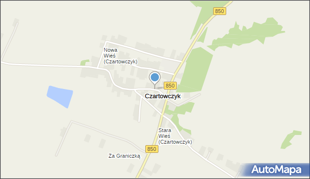 Czartowczyk, Czartowczyk, mapa Czartowczyk