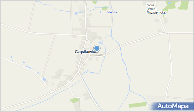 Cząstkowice, Cząstkowice, mapa Cząstkowice