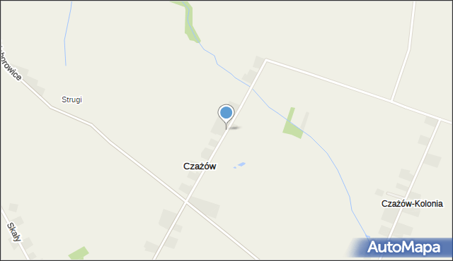 Czażów, Czażów, mapa Czażów