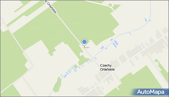 Czechy Orlańskie, Czechy Orlańskie, mapa Czechy Orlańskie