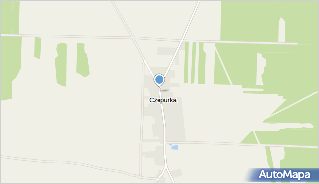 Czepurka, Czepurka, mapa Czepurka