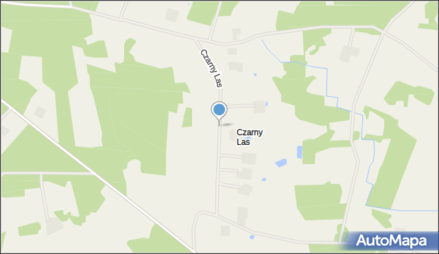 Czermno gmina Skępe, Czarny Las, mapa Czermno gmina Skępe