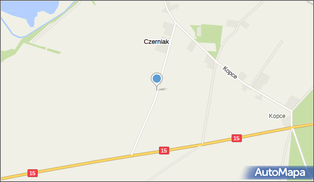 Czerniak, Czerniak, mapa Czerniak