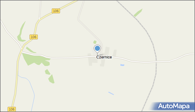 Czernice gmina Pyrzyce, Czernice, mapa Czernice gmina Pyrzyce