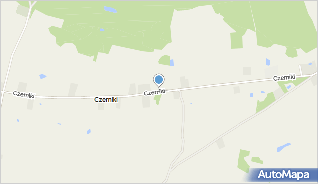 Czerniki gmina Stara Kiszewa, Czerniki, mapa Czerniki gmina Stara Kiszewa