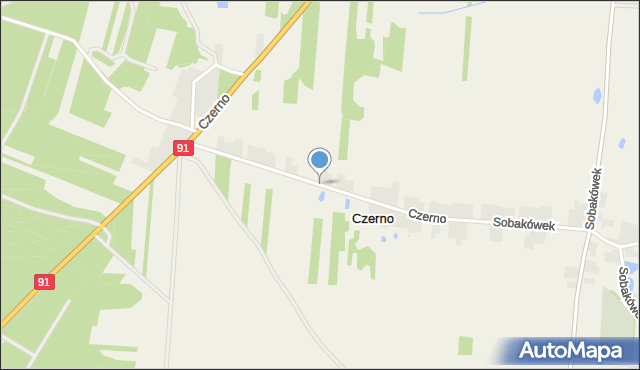 Czerno, Czerno, mapa Czerno