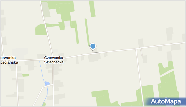 Czerwonka Szlachecka, Czerwonka Szlachecka, mapa Czerwonka Szlachecka