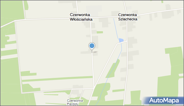 Czerwonka Włościańska, Czerwonka Włościańska, mapa Czerwonka Włościańska