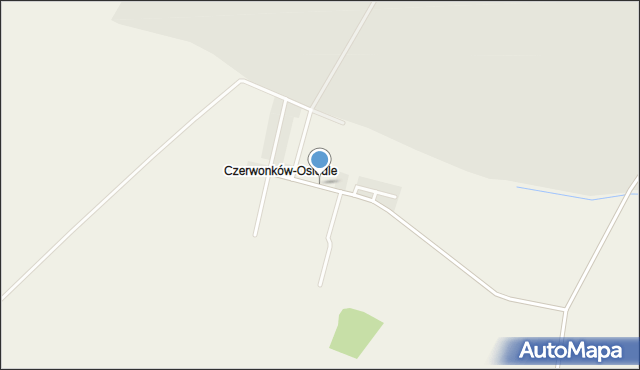 Czerwonków, Czerwonków-Osiedle, mapa Czerwonków