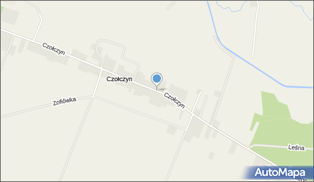 Czołczyn, Czołczyn, mapa Czołczyn