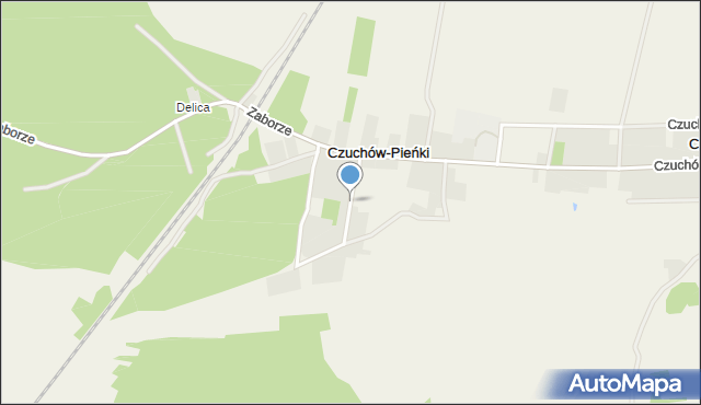 Czuchów-Pieńki, Czuchów-Pieńki, mapa Czuchów-Pieńki
