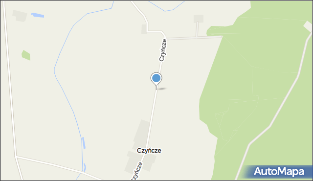 Czyńcze, Czyńcze, mapa Czyńcze