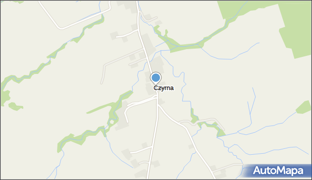 Czyrna, Czyrna, mapa Czyrna