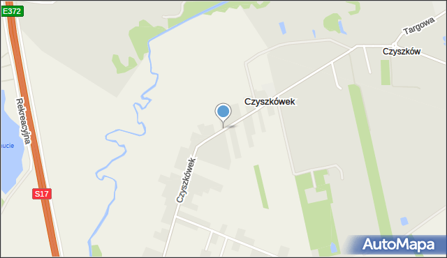 Czyszkówek, Czyszkówek, mapa Czyszkówek