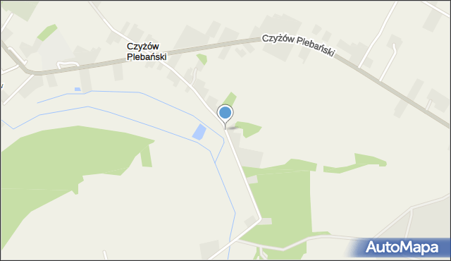 Czyżów Plebański, Czyżów Plebański, mapa Czyżów Plebański