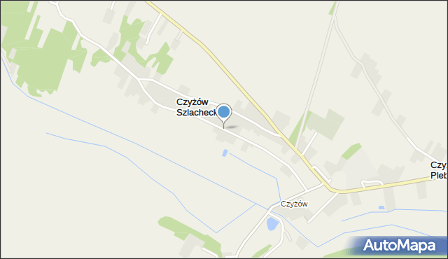 Czyżów Szlachecki, Czyżów Szlachecki, mapa Czyżów Szlachecki