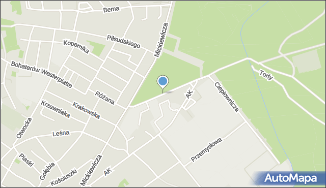 Karczew powiat otwocki, Czerwona Droga, mapa Karczew powiat otwocki