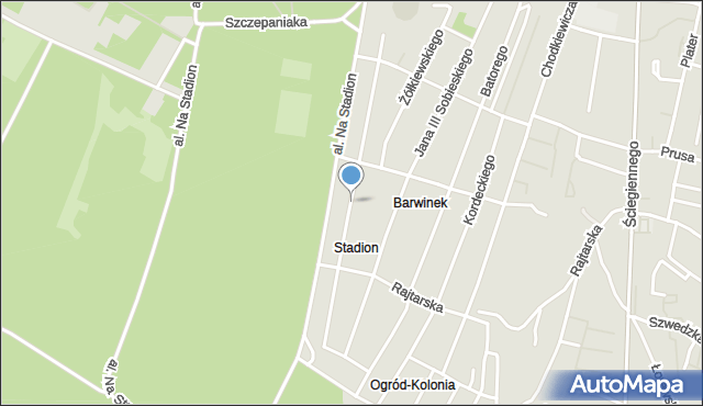 Kielce, Czarnieckiego Stefana, hetm., mapa Kielc