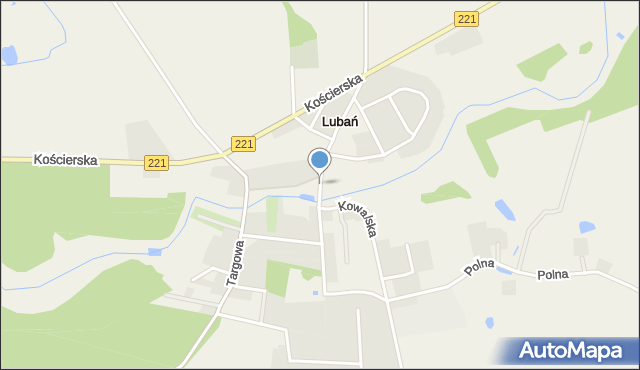 Lubań gmina Nowa Karczma, Czarlińskich, mapa Lubań gmina Nowa Karczma