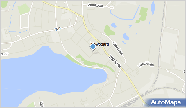 Nowogard, Czarnieckiego Stefana, hetm., mapa Nowogard