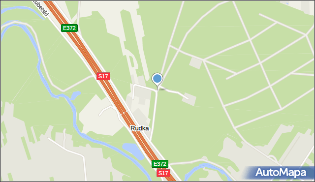 Rudka gmina Wiązowna, Czeremchowa, mapa Rudka gmina Wiązowna