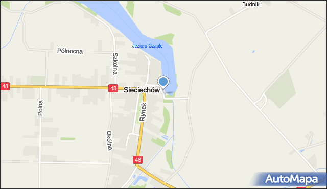 Sieciechów powiat kozienicki, Czapla, mapa Sieciechów powiat kozienicki