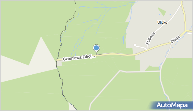 Świeradów-Zdrój, Czerniawa Zdrój-Nove Mesto Pod Smrkem, mapa Świeradów-Zdrój