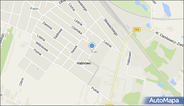 Aleksandrów Kujawski, Dawna Rudnickiego Lucjana, mapa Aleksandrów Kujawski