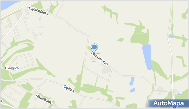 Arciechów gmina Radzymin, Dąbrowiecka, mapa Arciechów gmina Radzymin