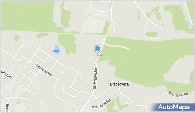 Będzin, Dawna Świerczewskiego Karola, gen., mapa Będzin