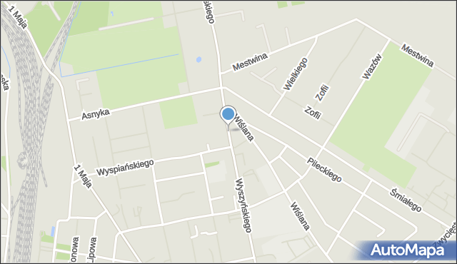 Białogard, Dawna Dąbrowszczaków, mapa Białogard