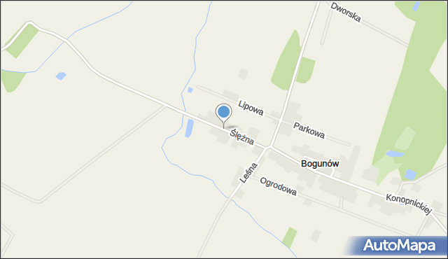 Bogunów, Dawna Nowotki Marcelego, mapa Bogunów