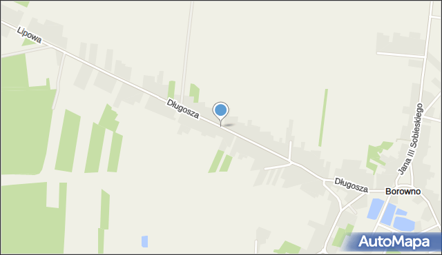 Borowno, Dawna Świerczewskiego Karola, gen., mapa Borowno