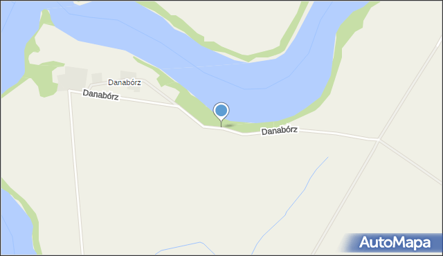 Bukowiec gmina Wągrowiec, Danabórz, mapa Bukowiec gmina Wągrowiec