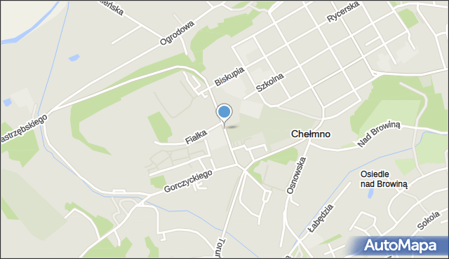 Chełmno, Danielewskiego Ignacego, mapa Chełmno