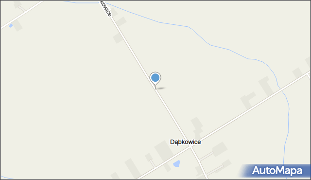 Dąbkowice gmina Strzelce, Dąbkowice, mapa Dąbkowice gmina Strzelce