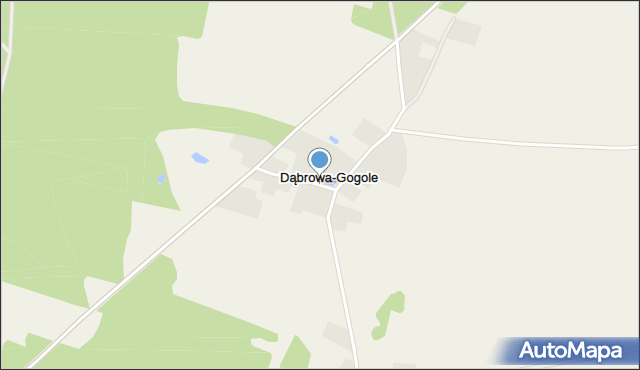 Dąbrowa-Gogole, Dąbrowa-Gogole, mapa Dąbrowa-Gogole