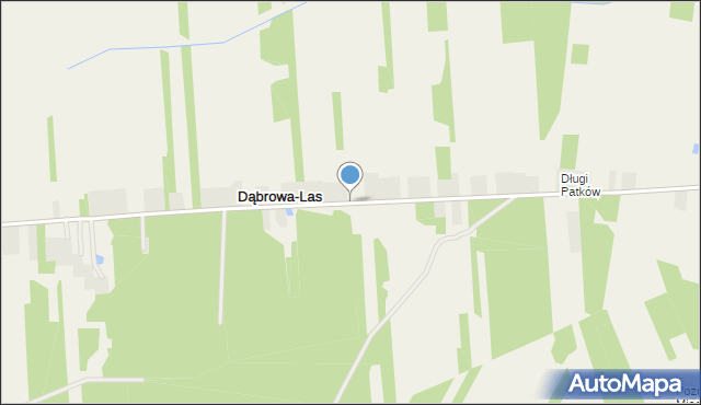 Dąbrowa-Las, Dąbrowa-Las, mapa Dąbrowa-Las