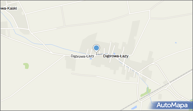 Dąbrowa-Łazy gmina Szepietowo, Dąbrowa-Łazy, mapa Dąbrowa-Łazy gmina Szepietowo